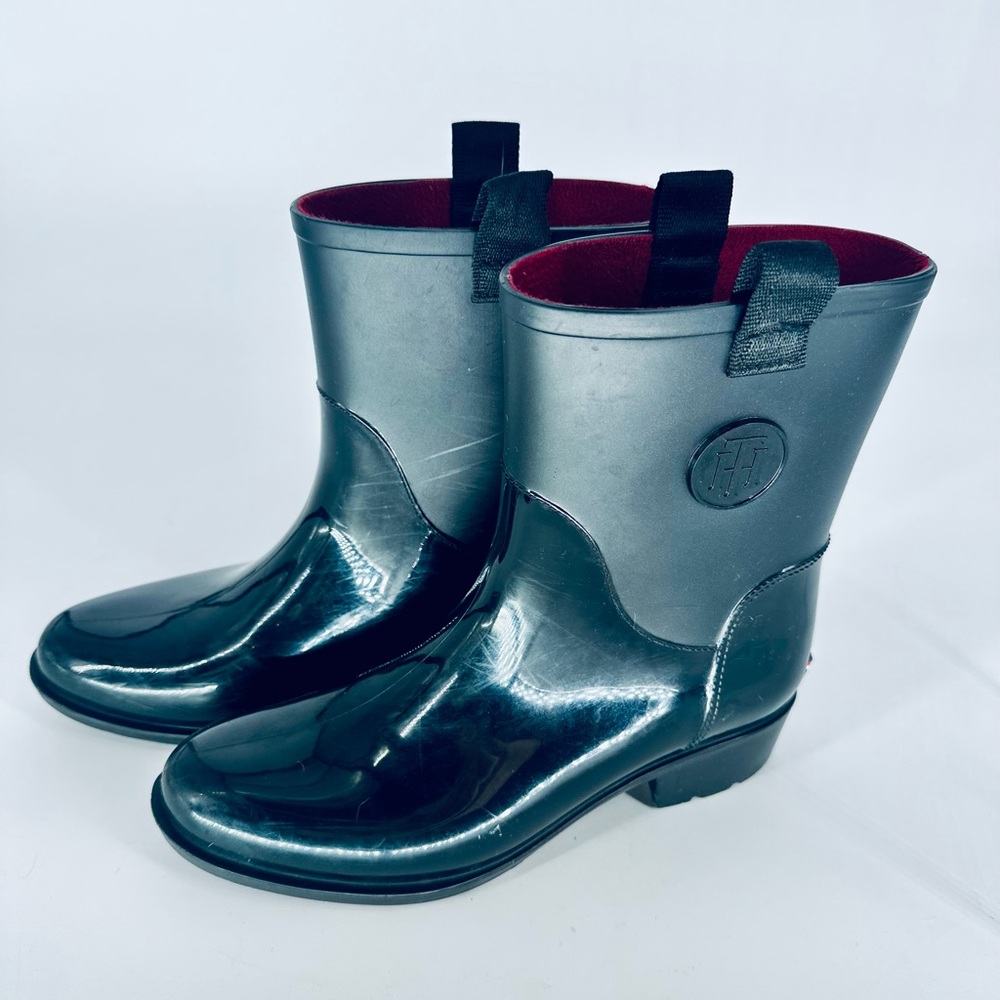 TOMMY HILFIGER KHRISTIE Rainboots Black Size 8